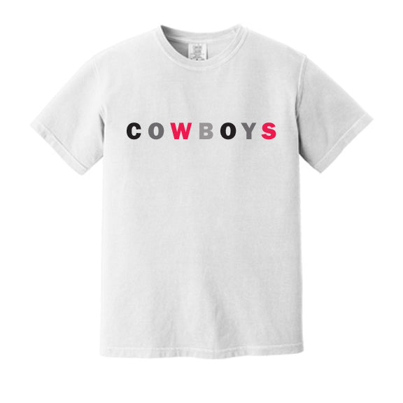 Comfort Colors ® Heavyweight Ring Spun Tee - Cowboys Multi Color