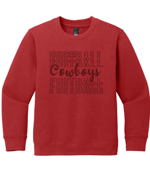 District® Youth V.I.T.™ Fleece Crew - Football Football Football