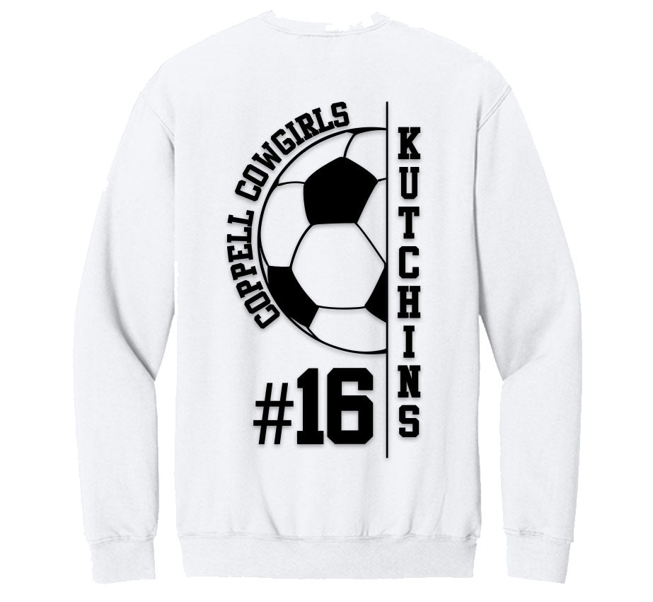Custom Soccer Mom Crewneck Sweatshirt