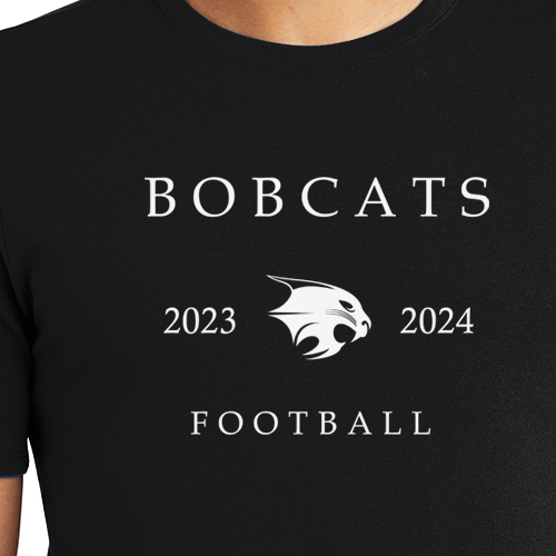 Trophy Club - District ® Perfect Tri ® DTG Tee - Bobcat Football 2023