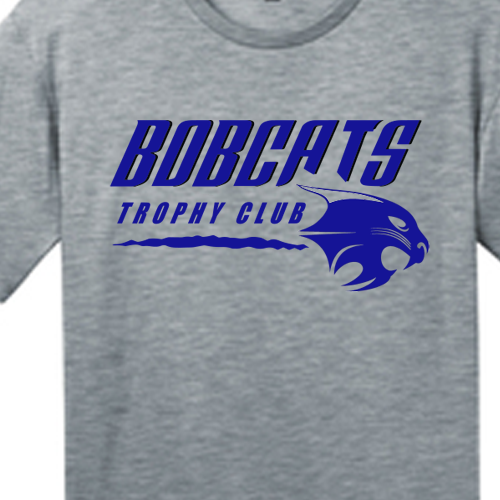 Trophy Club Bobcats - District ® Perfect Weight ® Tee with Trophy Club Bobcats