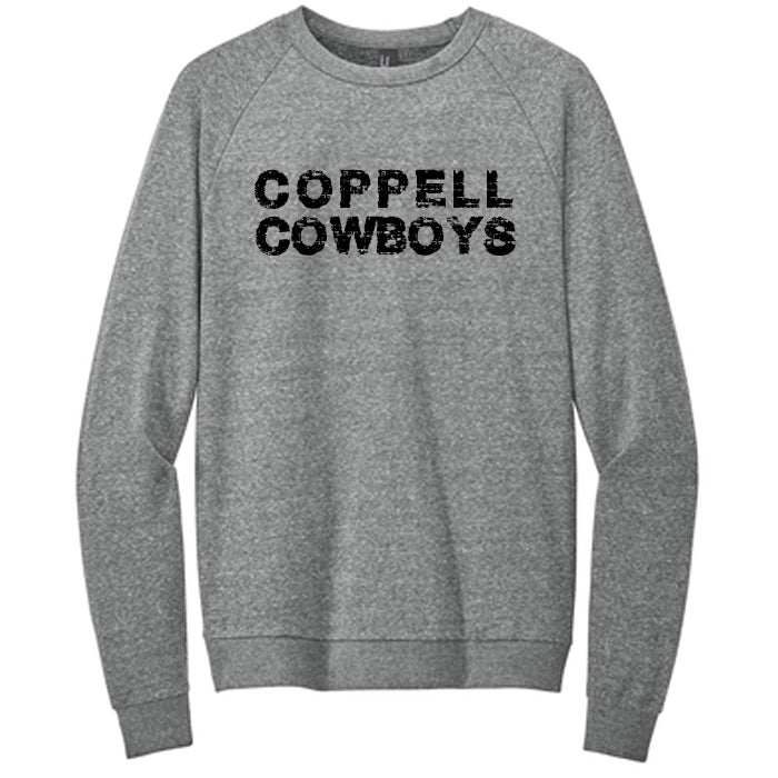 District® Perfect Tri® Fleece Crewneck Sweatshirt - Distressed Coppell Cowboys