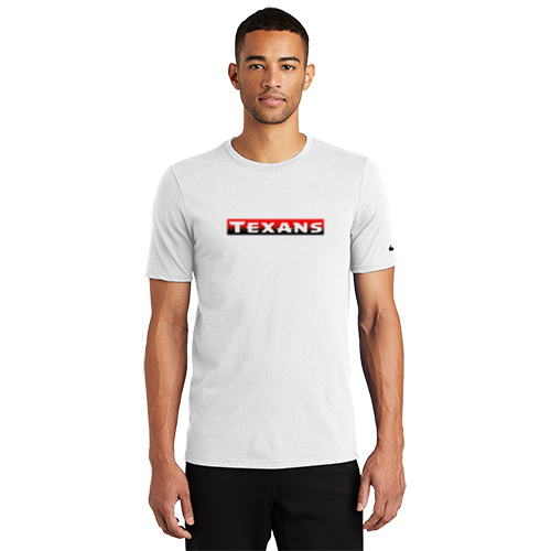 Dallas Texans - Nike Dri-FIT Cotton/Poly Tee with Texans Gradient Logo