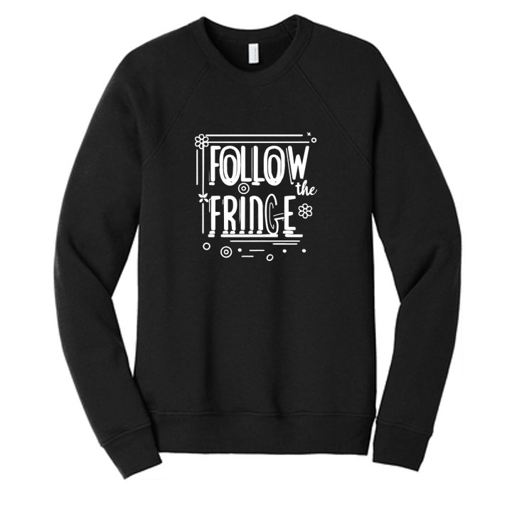 BELLA+CANVAS ® Unisex Sponge Fleece Raglan Sweatshirt - Whimsical Fringe