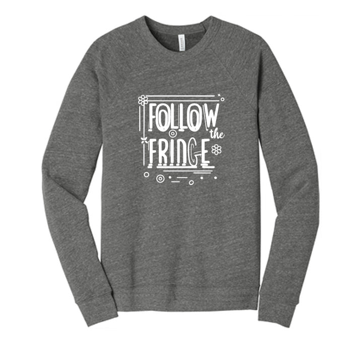BELLA+CANVAS ® Unisex Sponge Fleece Raglan Sweatshirt - Whimsical Fringe