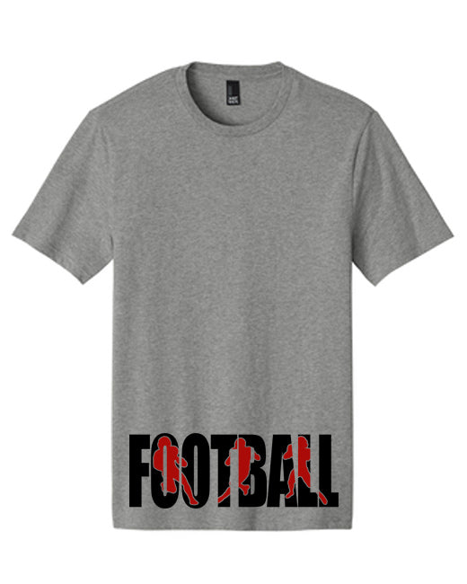 Comfort Colors Youth ® Heavyweight Ring Spun Tee - Football Player Shadows