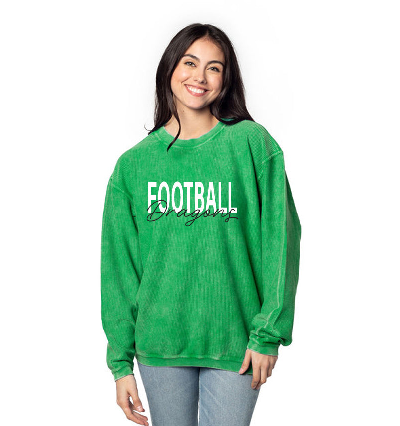 New Arrival - Custom Corded Crew - Football