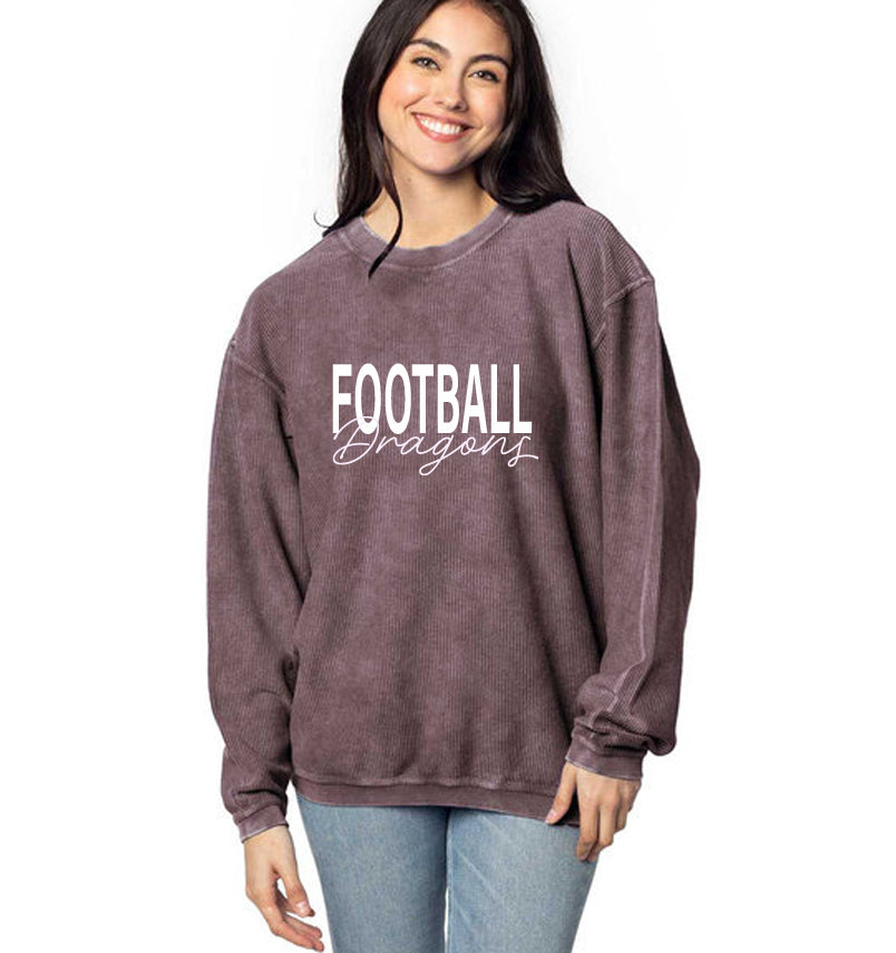 New Arrival - Custom Corded Crew - Football