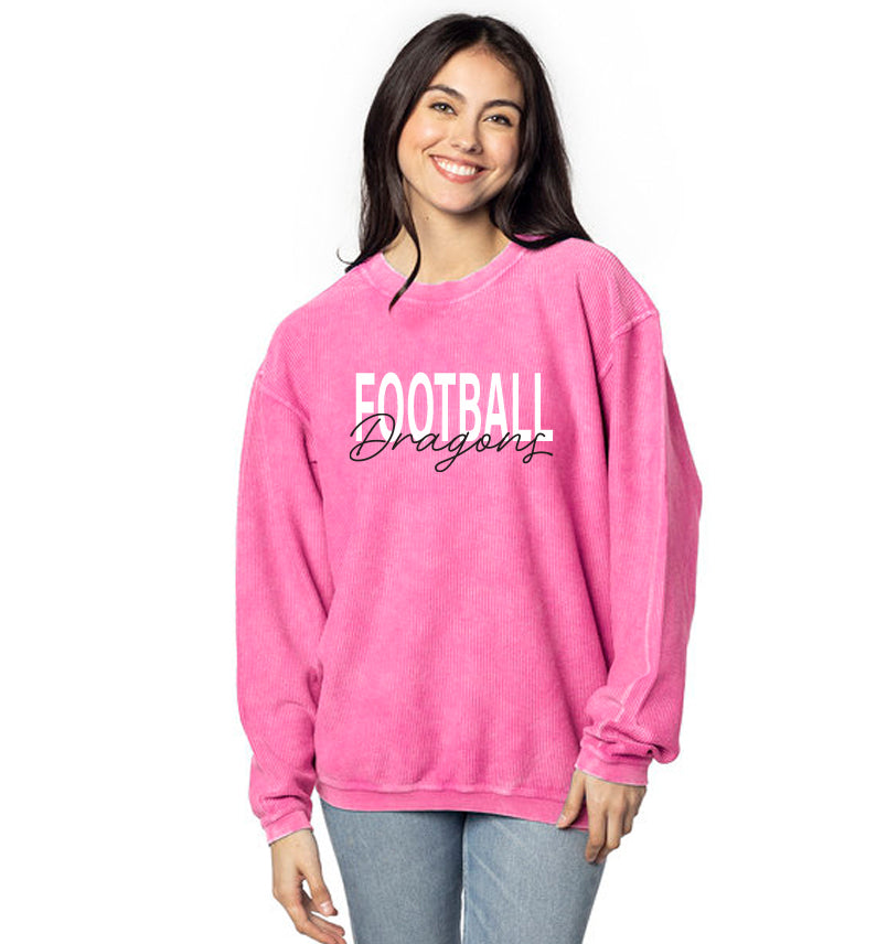 New Arrival - Custom Corded Crew - Football