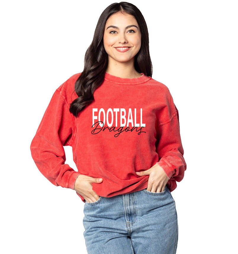 New Arrival - Custom Corded Crew - Football