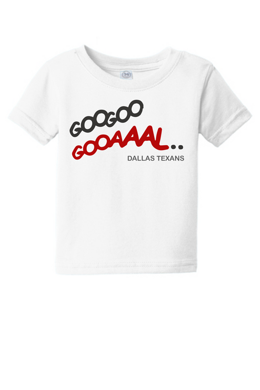 Dallas Texans - Gooaal Skins™ Toddler Fine Jersey Tee with Goal logo