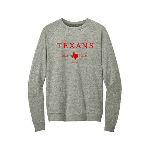 Dallas Texans District® Perfect Tri® Fleece Crewneck Sweatshirt - Graphic Choice