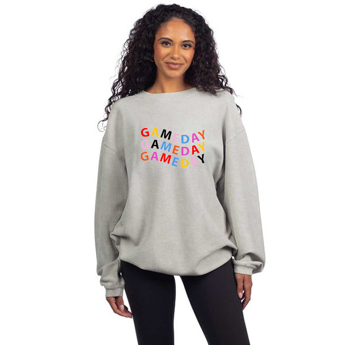 Ladies' Corded Crew Sweatshirt