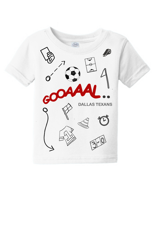 Dallas Texans - Gooaal Toddler Fine Jersey Tee