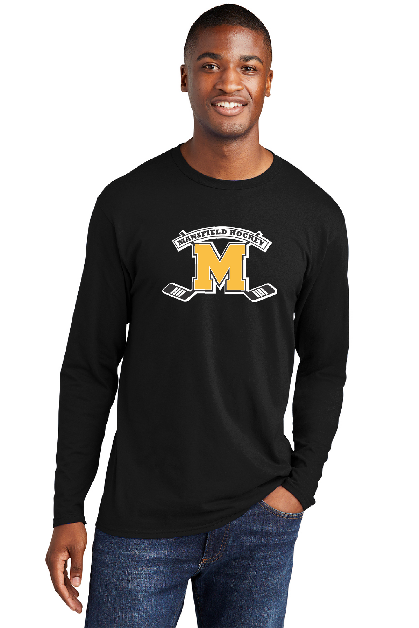 Mansfield Hockey Long Sleeve Shirt Front ONLY