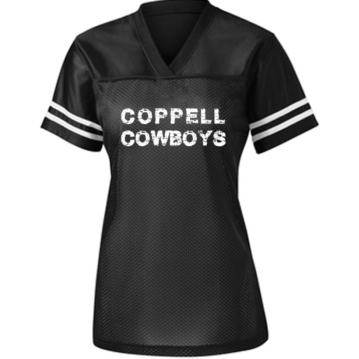 Sport-Tek® Ladies PosiCharge® Replica Jersey - Distressed Coppell Cowboys