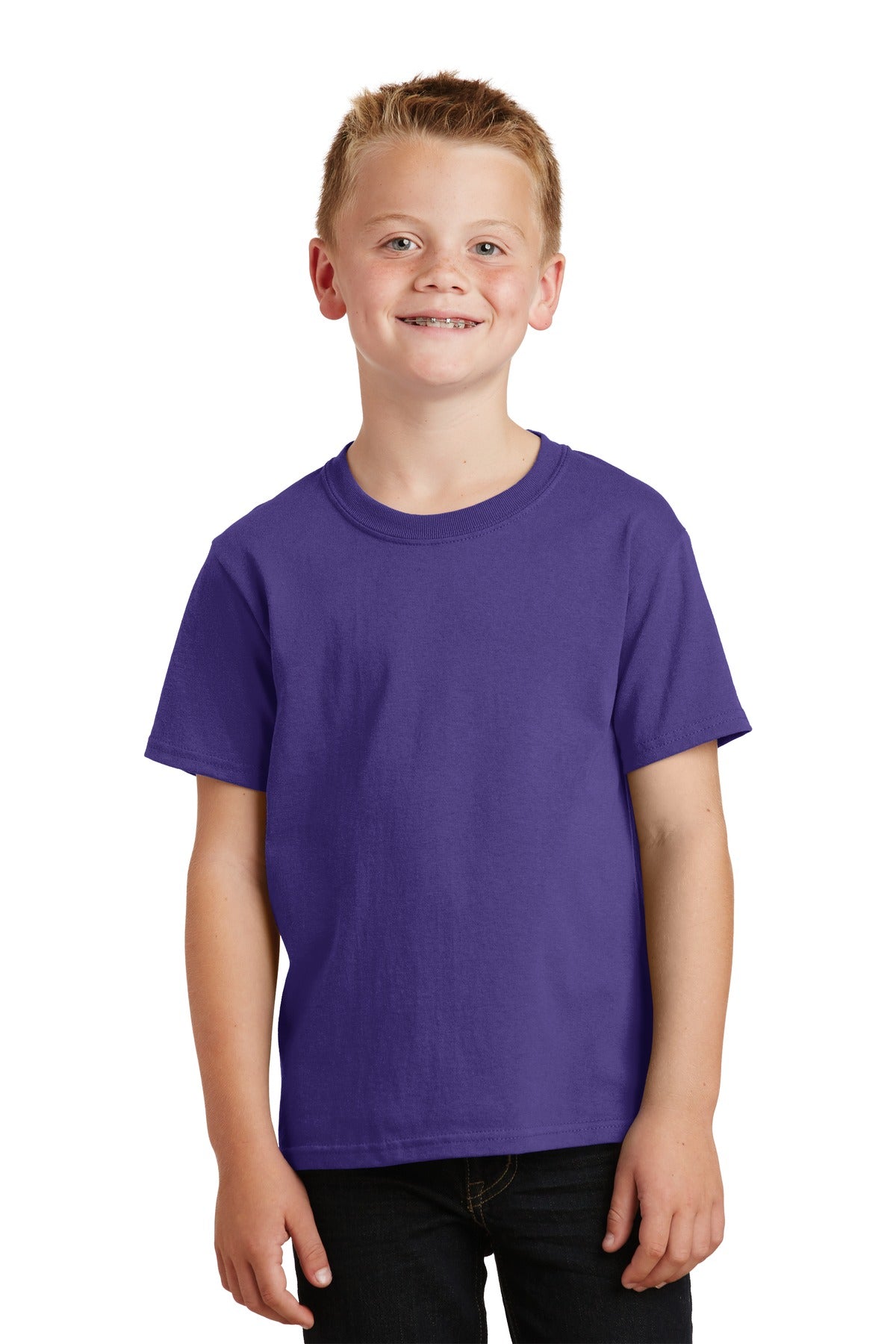 DESIGN CENTER - Port & Company® - Youth Unisex Core Cotton Tee.