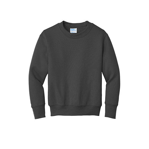 Dallas Texans Port & Company Youth Core Fleece Crewneck Sweatshirt with Corner Kick graphic