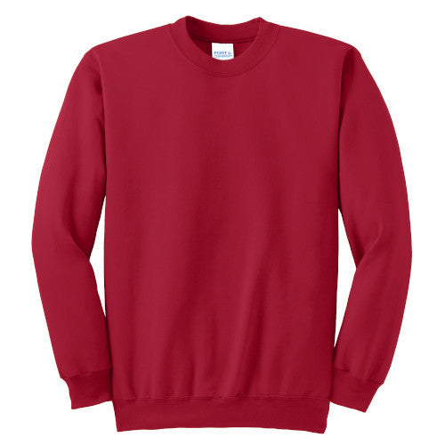 Dallas Texans - Port & Company® Essential Fleece Crewneck Sweatshirt - Texans Extended Graphic