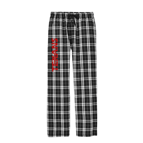 Dallas Texans -Mens District ® Flannel Plaid Pant with Choice of Logo