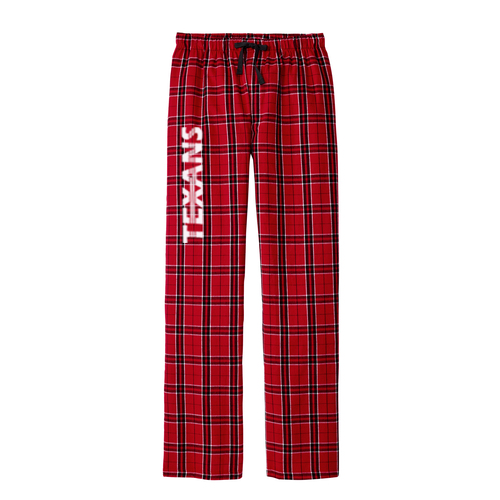Dallas Texans -Mens District ® Flannel Plaid Pant with Choice of Logo