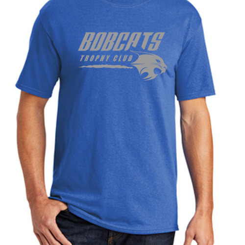 Trophy Club  Port & Company® Core Blend Tee - Bobcat Graphic
