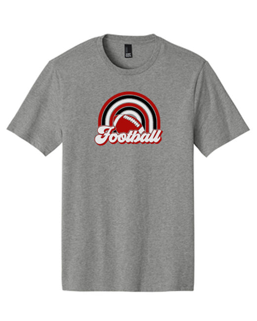 District® Perfect Weight® Icon Tee - Football Rainbow