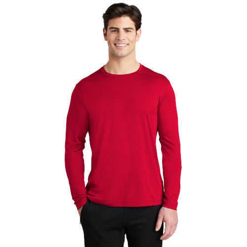 Dallas Texans Sport-Tek ® Posi-UV ® Pro Long Sleeve Tee - wtih stacked Texans graphic