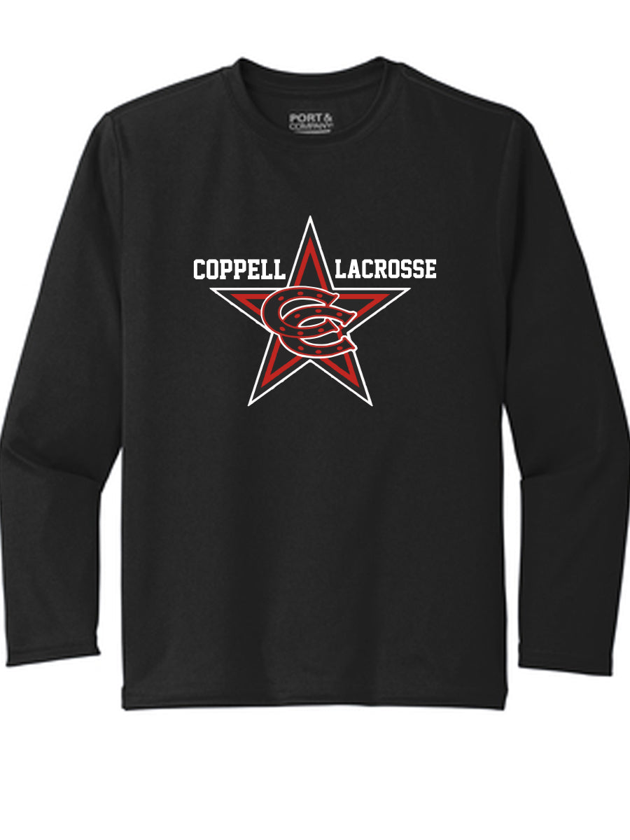 Youth Port & Company ® Long Sleeve Performance Tee