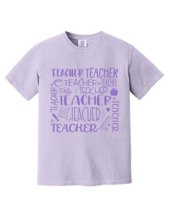 Teacher's Collage - BELLA+CANVAS ® Women’s Triblend Short Sleeve Tee