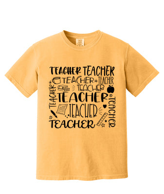 Teacher's Collage - BELLA+CANVAS ® Women’s Triblend Short Sleeve Tee