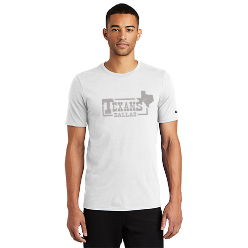 Dallas Texans - Nike Dri-FIT Cotton/Poly Tee with Texans Branded Logo