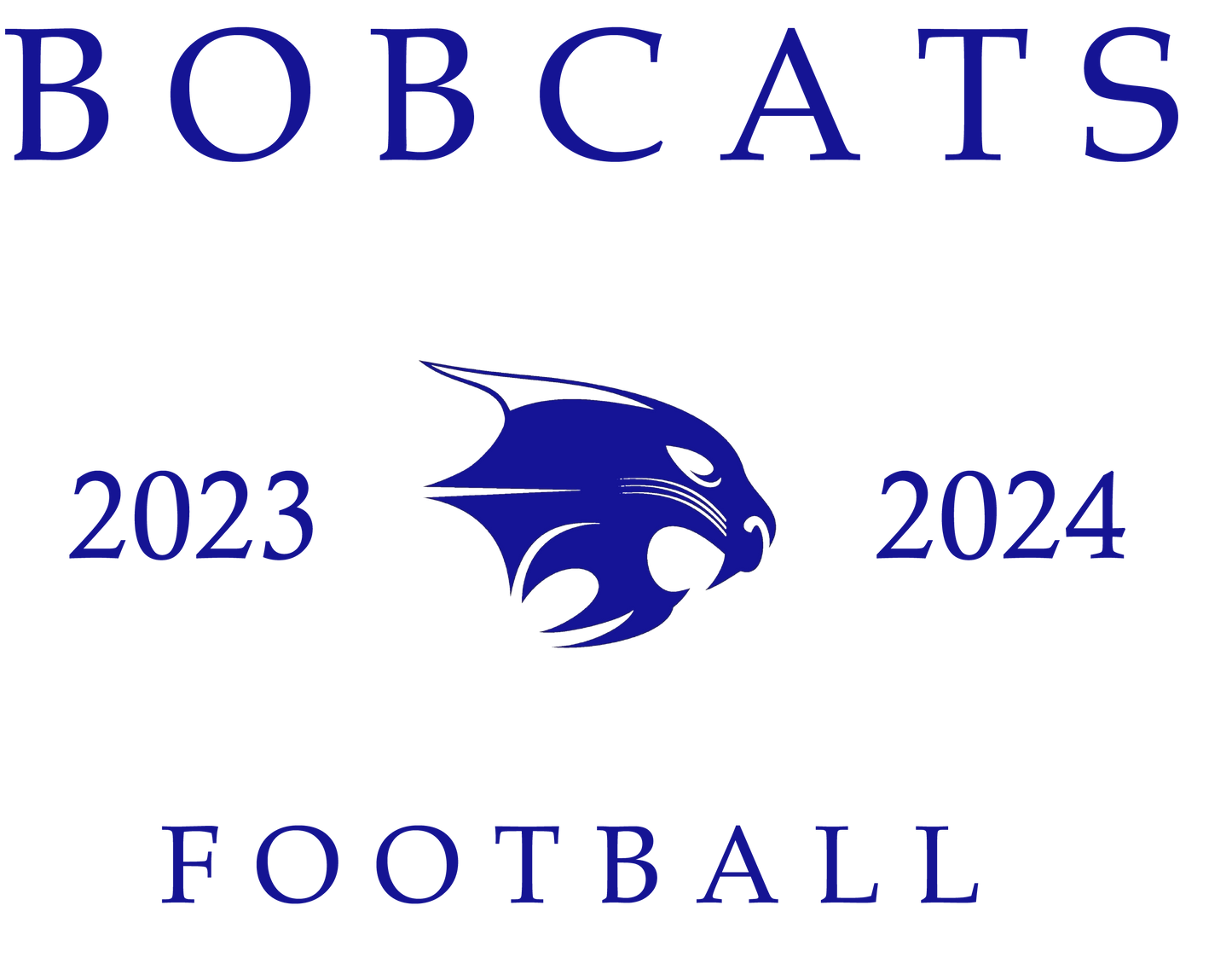 Trophy Club Bobcats - District ® Perfect Weight ® Tee with Bobcat Football 2023