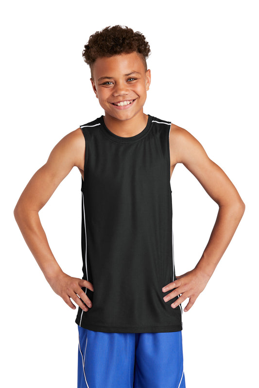 DESIGN CENTER - Sport-Tek® Youth Unisex PosiCharge® Mesh Reversible Sleeveless Tee