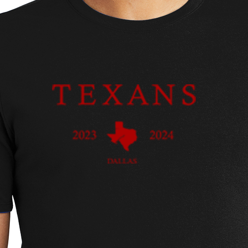 Dallas Texans - Nike Dri-FIT Cotton/Poly Tee with Texans State Graphic