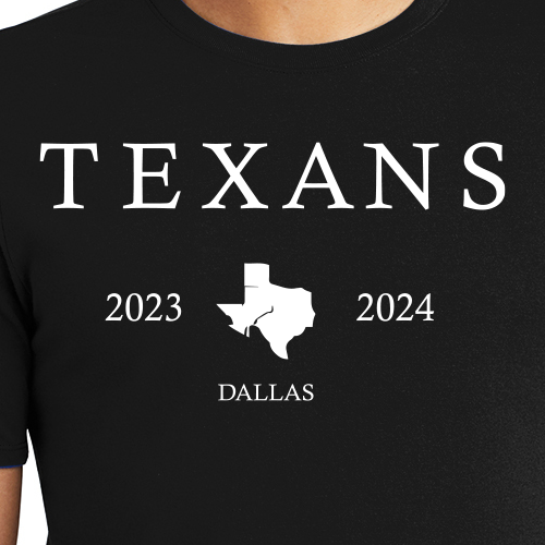 Dallas Texans - Nike Dri-FIT Cotton/Poly Tee with Texans State Graphic
