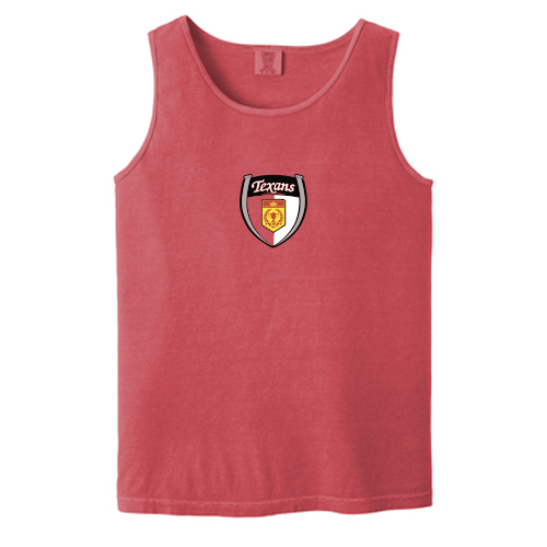 Dallas Texans Comfort Colors ® Heavyweight Ring Spun Tank Top with crest logo