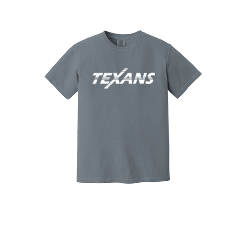 Dallas Texans - Comfort  Colors ® Heavyweight Ring Spun Tee - Dallas Texans with Texans extended graphic