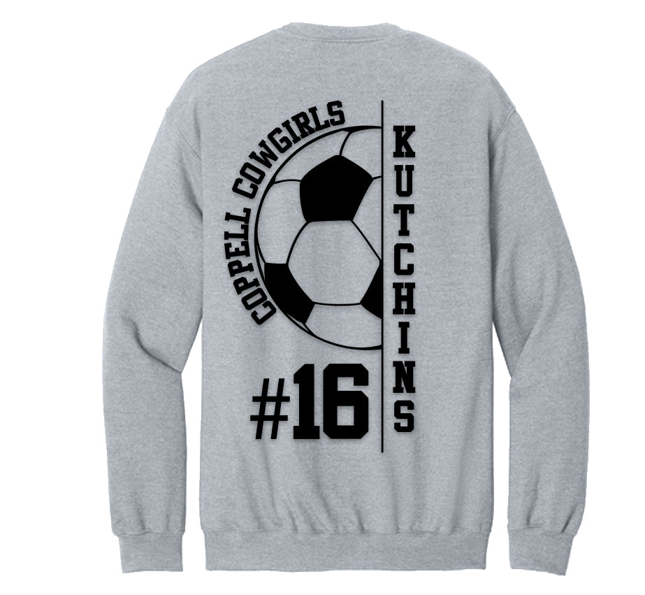 Custom Soccer Mom Crewneck Sweatshirt