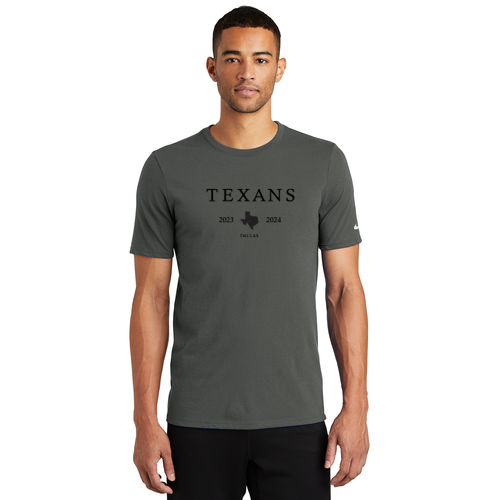 Dallas Texans - Nike Dri-FIT Cotton/Poly Tee with Texans State Graphic