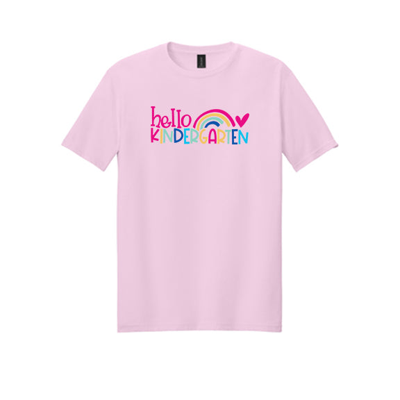 Hello Kindergarten - Gildan Softstyle Tee