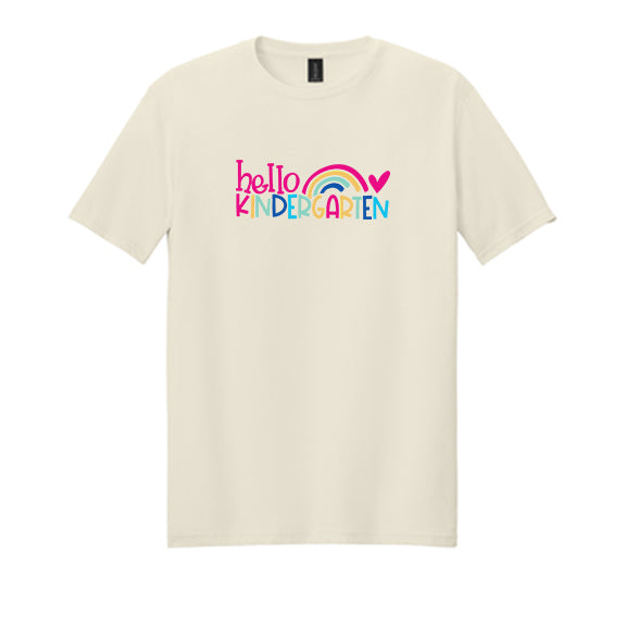 Hello Kindergarten - Gildan Softstyle Tee