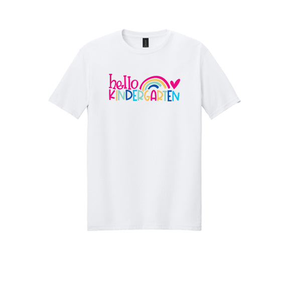 Hello Kindergarten - Gildan Softstyle Tee