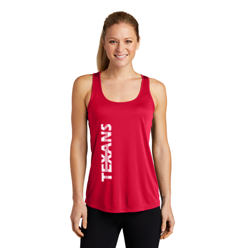 Dallas Texans Sport-Tek® Ladies PosiCharge® Competitor™ Racerback Tank with Texans Side Graphic