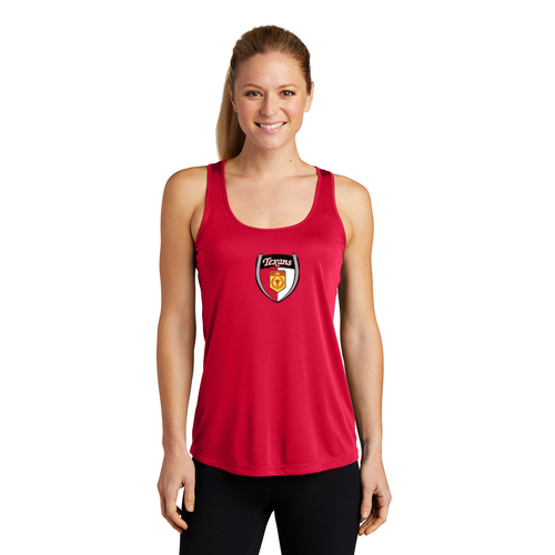 Dallas Texans Sport-Tek® Ladies PosiCharge® Competitor™ Racerback Tank with Vintage Crest Logo