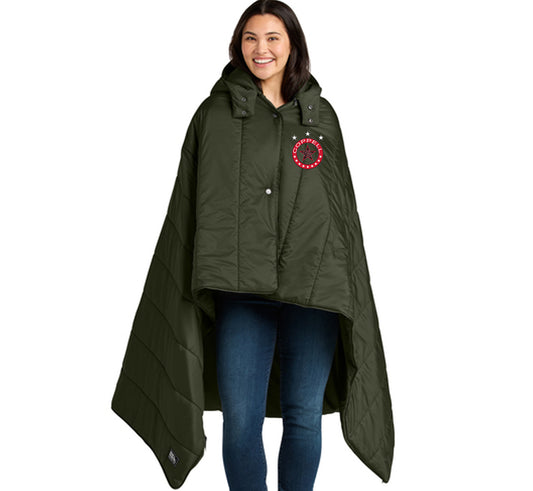 NEW! Eddie Bauer® Puffy Camp Poncho - Cowboys Soccer