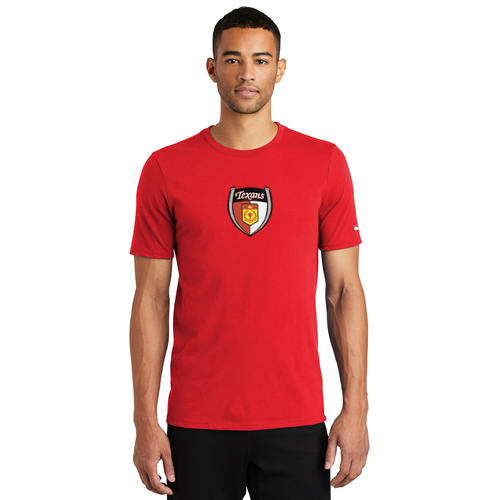 Dallas Texans - Nike Dri-FIT Cotton/Poly Tee with Vintage Style Texans Crest Logo