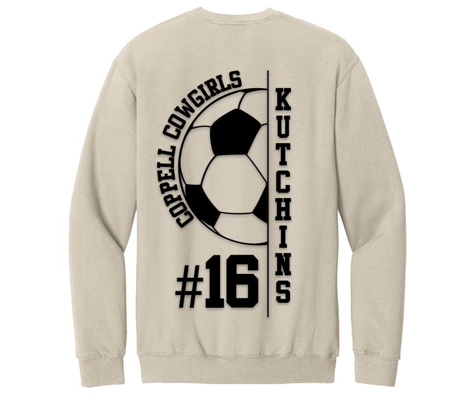 Custom Soccer Mom Crewneck Sweatshirt