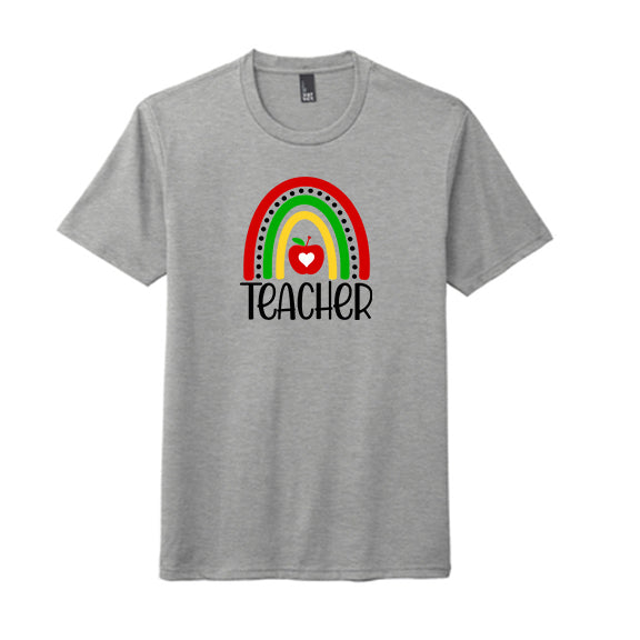 Teacher Rainbow - District Perfect Tri Tee