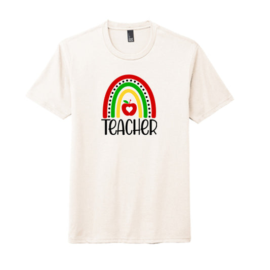 Teacher Rainbow - District Perfect Tri Tee